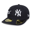 Bone New Era 59FIFTY Low Profile MLB New York Yankees Side Script Masculino AZUL