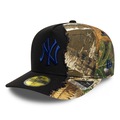 Bone New Era 59FIFTY MLB New York Yankees Split Real Masculino PRETO