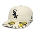 Bone New Era 59FIFTY Retro Crown MLB Chicago White Sox BASEBALL STICH Masculino BEGE