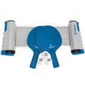 Kit de Tênis de Mesa Vollo com 2 Raquetes 3 Bolinhas e Rede Retrátil - Unissex AZUL