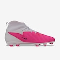 Chuteira de Campo Adulto Nike Phantom 6 Club High BRANCO/ROSA