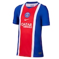 Camisa Paris Saint-Germain I 26/27 Torcedor Pro Nike Infantil AZUL/VERMELHO