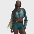 Jaqueta Treino Under Armour HeatGear Mesh Feminina VERDE