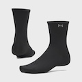 Meia de Corrida Under Armour Velociti Lite Unissex Cano Médio PRETO
