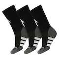 Pack com 3 Pares de Meia Cano Médio adidas Performance Climacool - Unissex PRETO