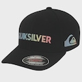 Boné Unissex Quiksilver Gradient Type Antique Black Importado - Aba Curva PRETO