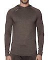 Camisa Speedo Capuz M/L - Masculina MARROM