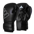 Luva de Boxe adidas em Couro Hybrid 500 V - Adulto PRETO