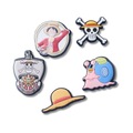 Jibbitz™ One Piece Luffy Pack Com 5 Peças Único - Unissex BRANCO