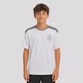 Camisa do Manchester City Medlock Braziline- Infantil BRANCO