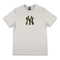 Camiseta New Era Lifestyle New York Yankees MLB Masculina BEGE