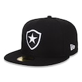 Boné New Era  59Fifty Botafogo Masculina PRETO