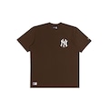 Camiseta New Era Regular New York Yankees MLB Masculina MARROM