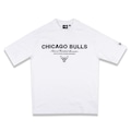 Camiseta New Era Regular Chicago Bulls NBA Masculina BRANCO