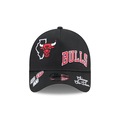 Boné New Era 9Forty A-Frame Snapback Chicago Bulls NBA Masculino PRETO