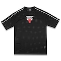 Camiseta New Era Regular Chicago Bulls NBA Masculina PRETO