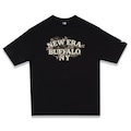 Camiseta New Era Regular Booking Program Masculina PRETO
