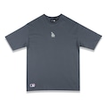 Camiseta New Era Regular Los Angeles Dodgers MLB Masculina CINZA