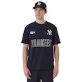 Camiseta New Era Regular  New York Yankees Masculina AZUL