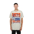Camiseta New Era Regular  New York Mets Masculina BEGE