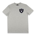 Camiseta New Era Regular Las Vegas Raiders NFL Masculina CINZA