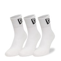 Meia New Era Cano Baixo  New Era Unissex BRANCO