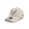 Boné New Era New Era 9Forty Chicago Bulls Masculino BEGE