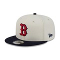 Boné New Era New Era 9Fifty Boston Red Sox Masculino OFF WHITE