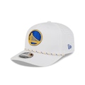 Boné New Era 9SEVENTY Strech Snap Golden State Warriors NBA Masculino AZUL