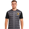 Camisa da Bélgica Lotto Proteção Solar Uv 40+  - Masculina CINZA