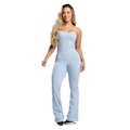 Macacão Fitness Mvb Modas Flare - Feminino AZUL