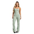 Macacão Fitness Mvb Modas Flare - Feminino VERDE