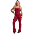 Macacão Fitness Mvb Modas Flare - Feminino VINHO