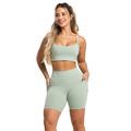 Short Bolsos Cintura Alta Mvb Modas - Feminina VERDE