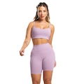 Short Bolsos Cintura Alta Mvb Modas - Feminina LILAS