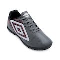 Chuteira Society Adulto Umbro GP Fast II Jr UM26 CINZA/PRETO