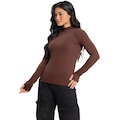 Camisa Térmica Peluciada Mvb Modas - Feminina MARROM