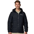 Jaqueta Masculina Columbia C/Capuz Powder Lite II PRETO/CINZA