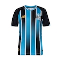 Camiseta do Grêmio New Balance Torcedor I 2026 - Infantil PRETO/AZUL