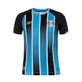 Camiseta do Grêmio New Balance M/C Jogador I 2026 - Masculina AZUL CLARO/PRETO