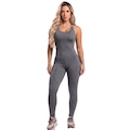 Macacão Fitness Mvb Modas Feminino CINZA