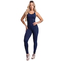 Macacão Fitness Mvb Modas Feminino AZUL ESCURO