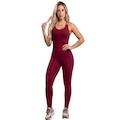 Macacão Fitness Mvb Modas Feminino VINHO