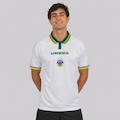 Camisa Umbro Brasil Uwn The Heat is On Masculina BRANCO