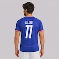 Camisa França Les Bleus 11 Olise Masculina AZUL