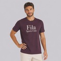 Camiseta Fila Regular Sports Club Graphic Masculina MARROM