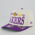 Boné Adulto New Era Los Angeles Lakers NBA ASGFP 950 Aba Curva ROXO