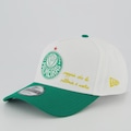 Boné do Palmeiras Adulto New Era Soccer SN 940 AF Aba Curva BRANCO