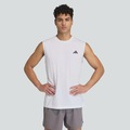 Camiseta Regata adidas Treino Básica - Masculina BRANCO