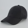 Boné Adulto New Era New York Yankees MLB Logo-Detail 940 Aba Curva PRETO